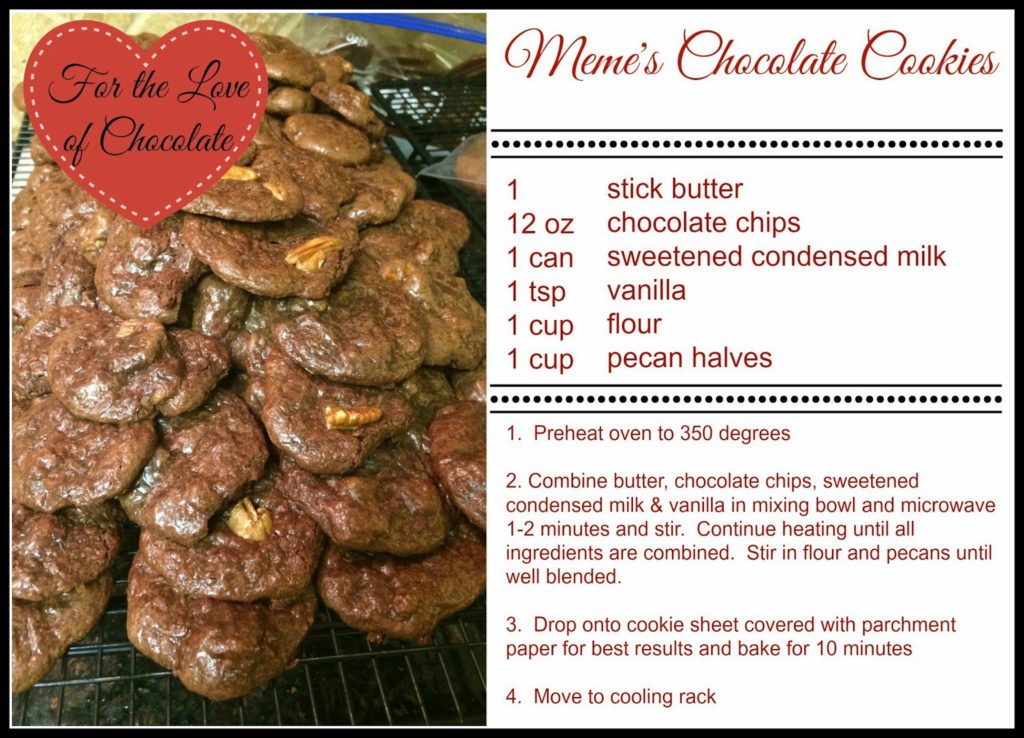 Meme's Chocolate Cookies - The Queen in Between