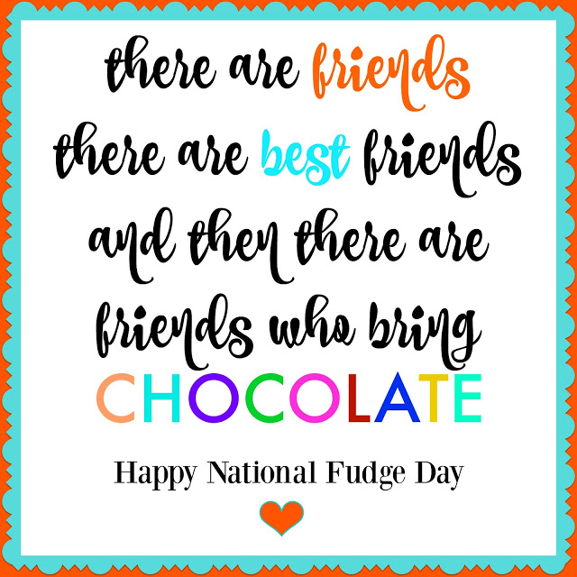 National Fudge Day + Printable