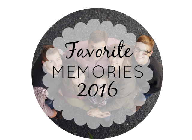 Favorite Memories 2016