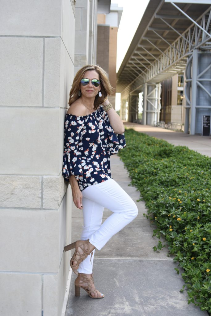 Off the Shoulder Floral - The Queen in Between