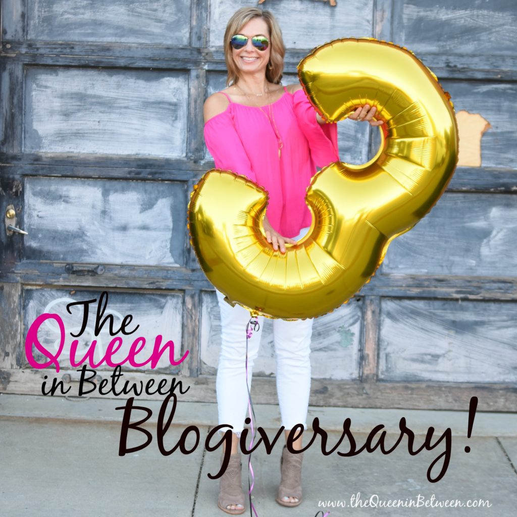 The Queen in Between Blogiversary