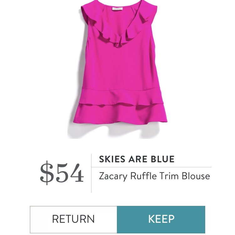 Stitch Fix Ruffle Blouse #stitchfix