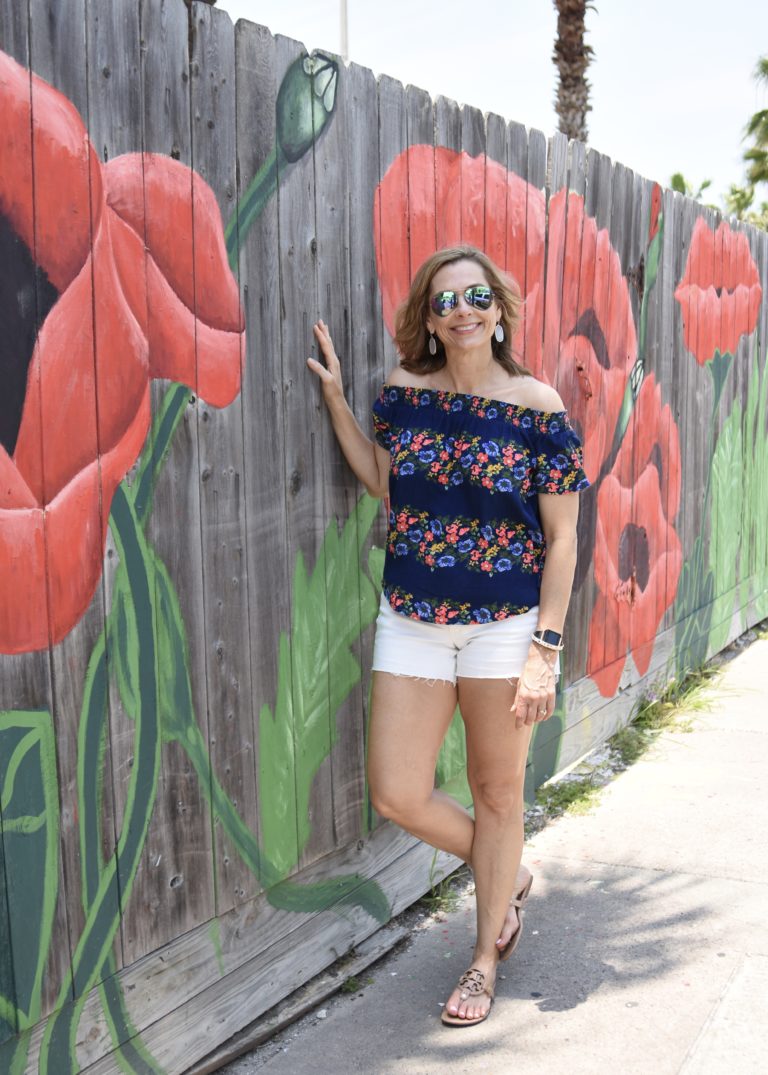 white denim short #summerstyle