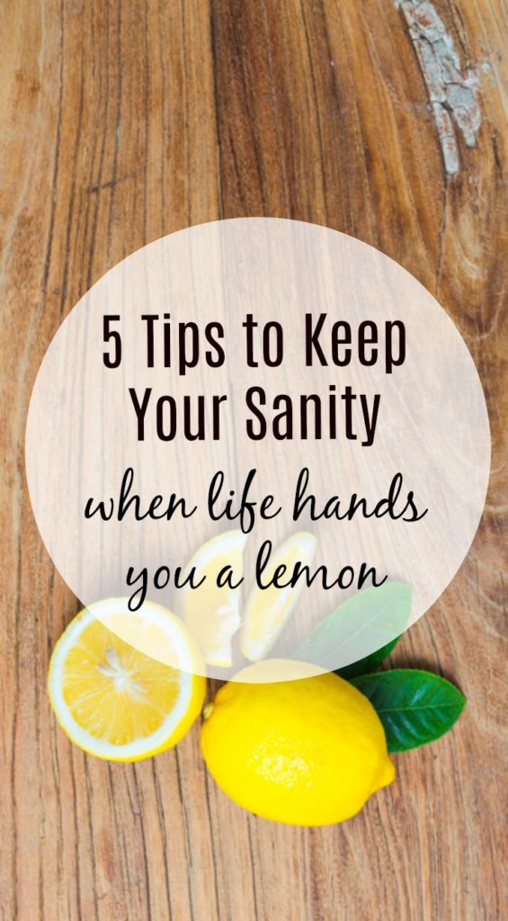 5 Tips to Keep Your Sanity #inspiration #momlife