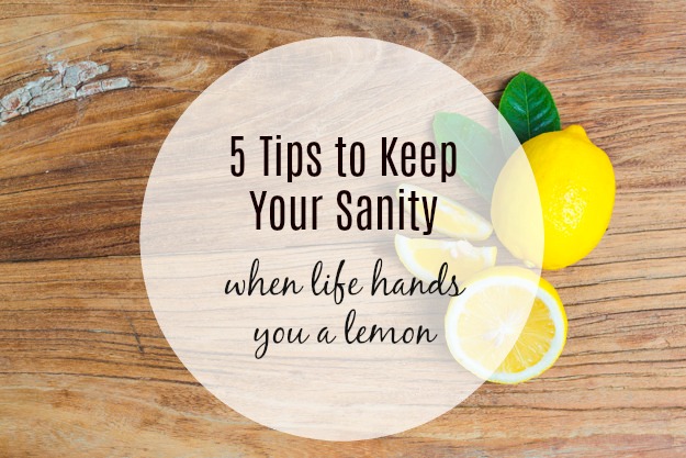 5 Tips to Keep Your Sanity #inspiration #momlife