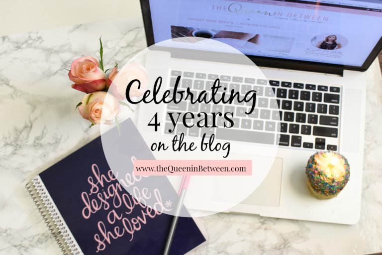 Celebrating 4 Years of Blogging #blog #celebrations