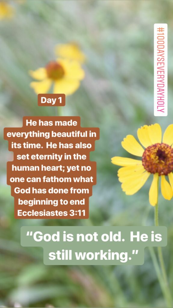 Everyday Holy #100dayseverydayholy #inspiration