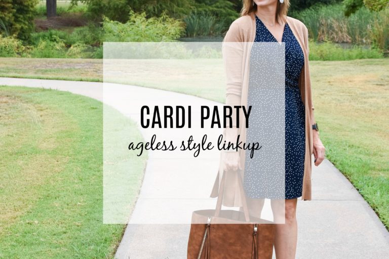 Cardi Party + Ageless Style Linkup