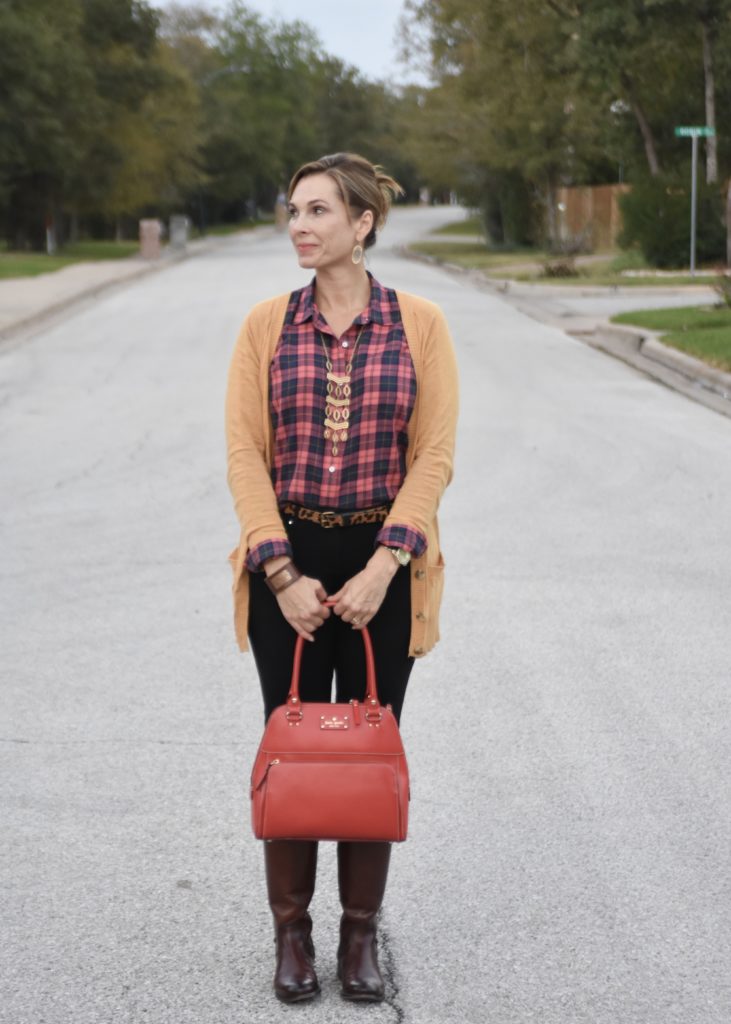 Leopard and Plaid #fallstyle