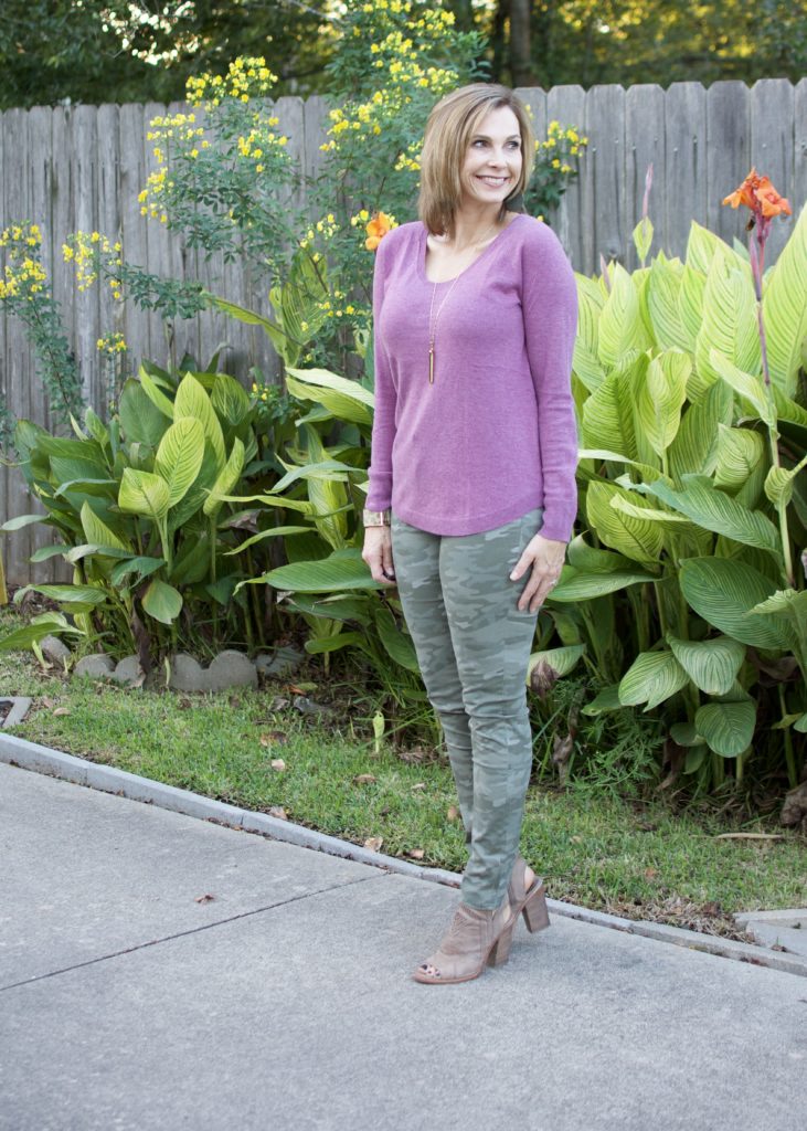 Lavender and Camo #fallstyle #loftstyle