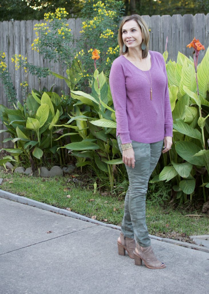 Lavender and Camo #fallstyle #loftstyle