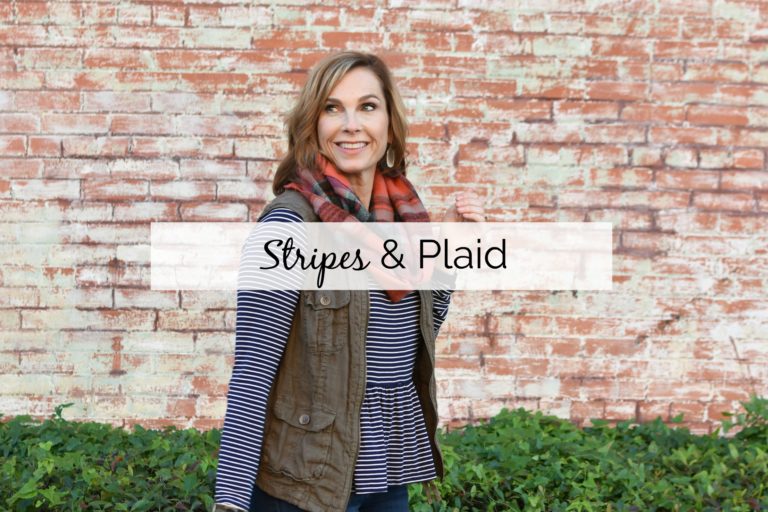 Stripes & Plaid #fallstyle #layers