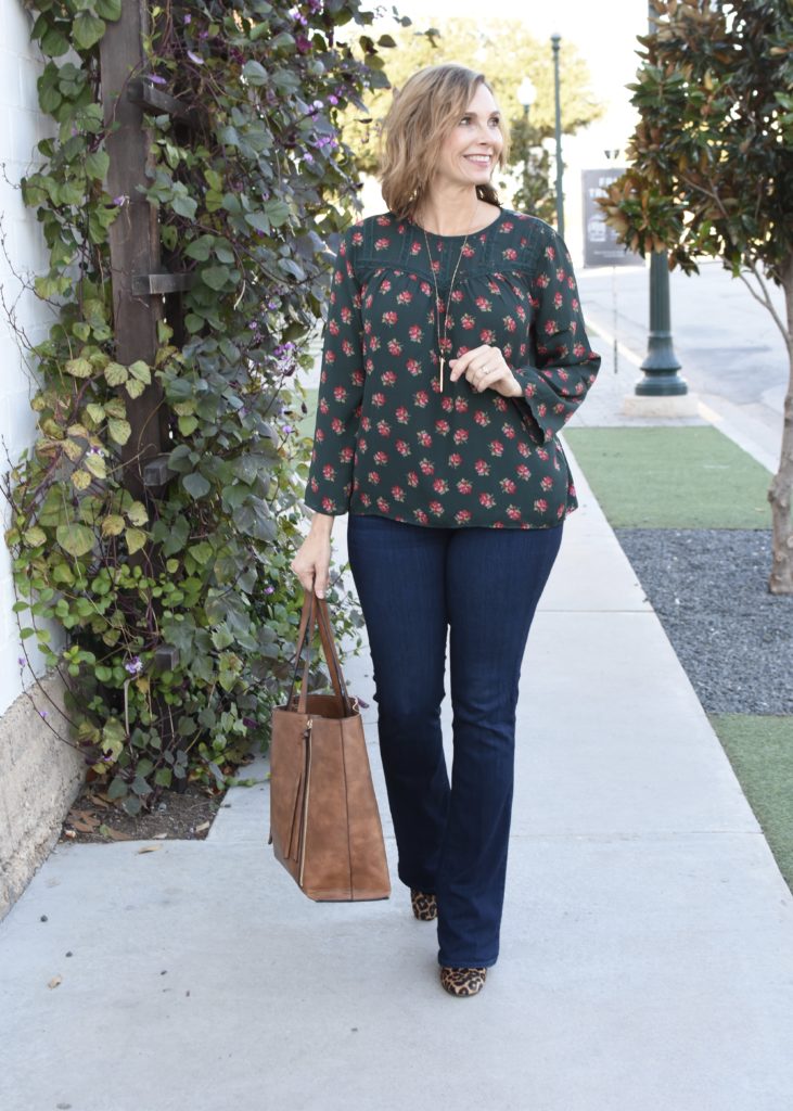 Fall Flower Power #fallstyle #floralpattern #loveloft