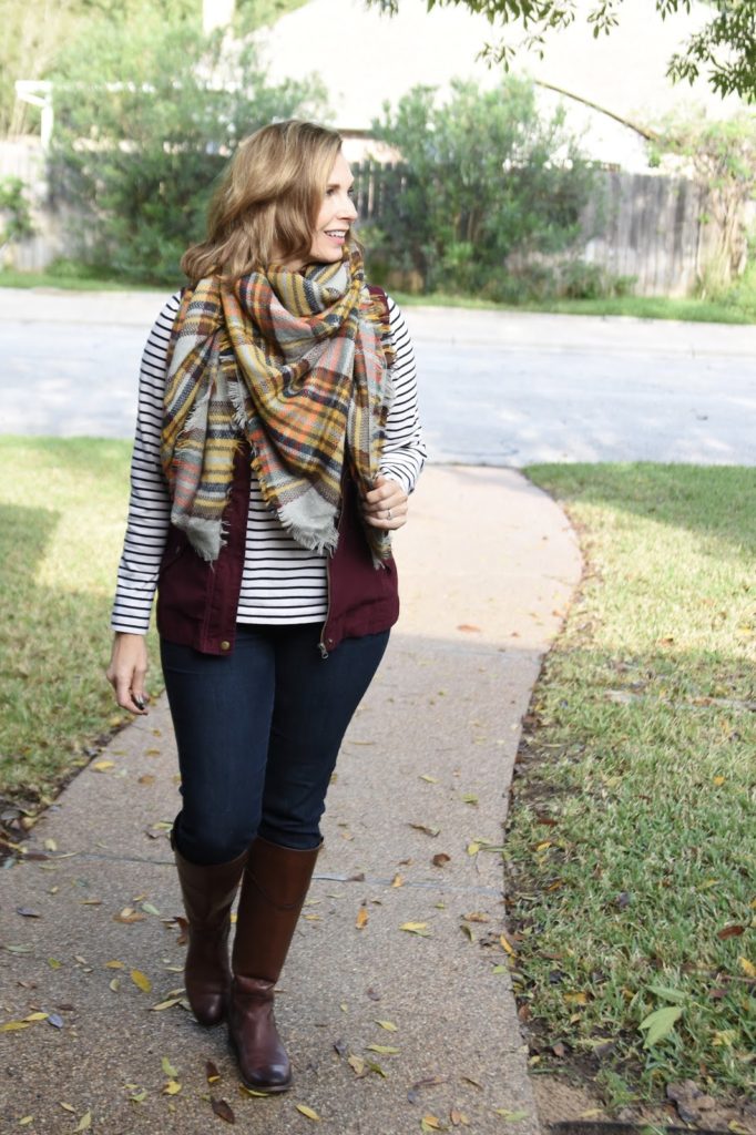 Layering with Stripes and Plaid