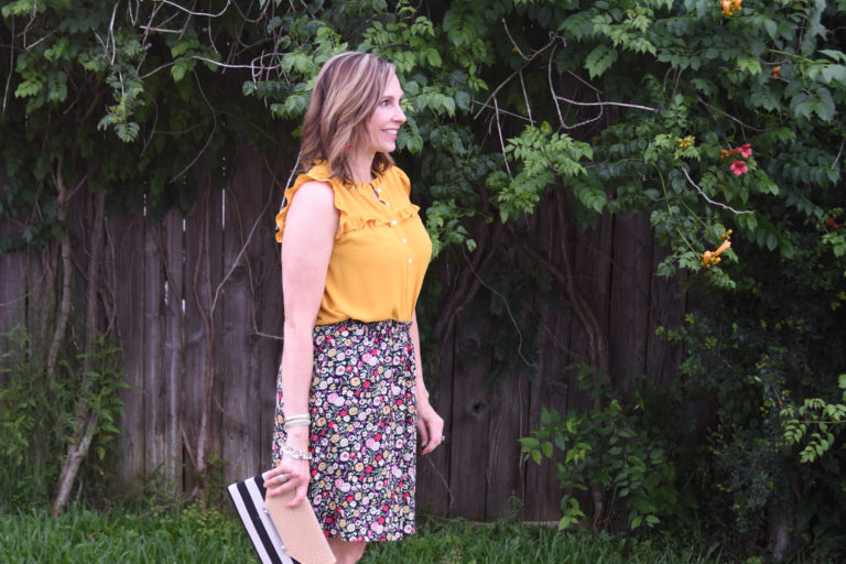 Flirty Skirt #fashion #lovloft #springstyle