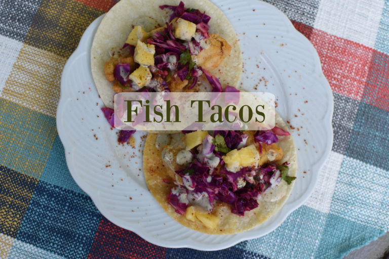 Fish Tacos #recipe #tastytuesday