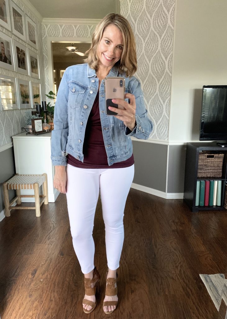 Stitch Fix White Jeans #stitchfix #fashion