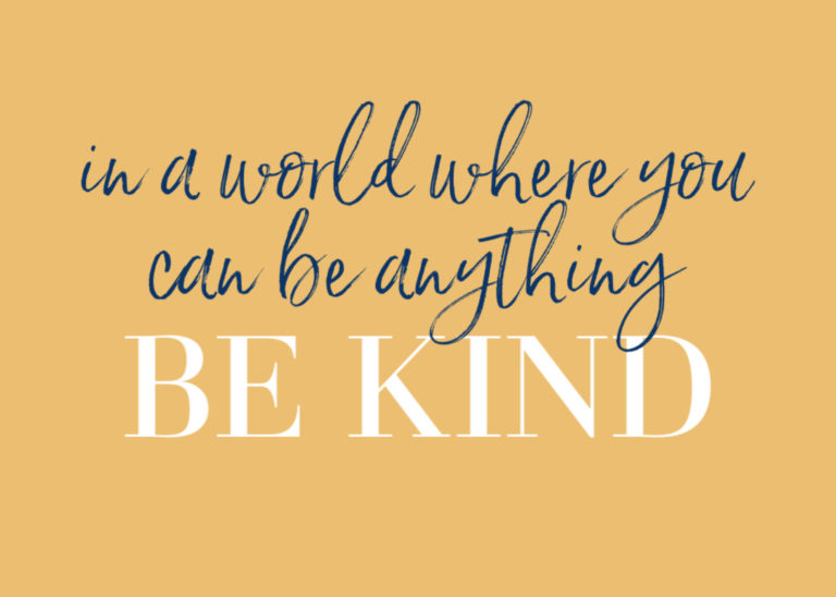 Be Kind