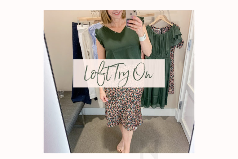 Loft Try On #springstyle #loftstyle