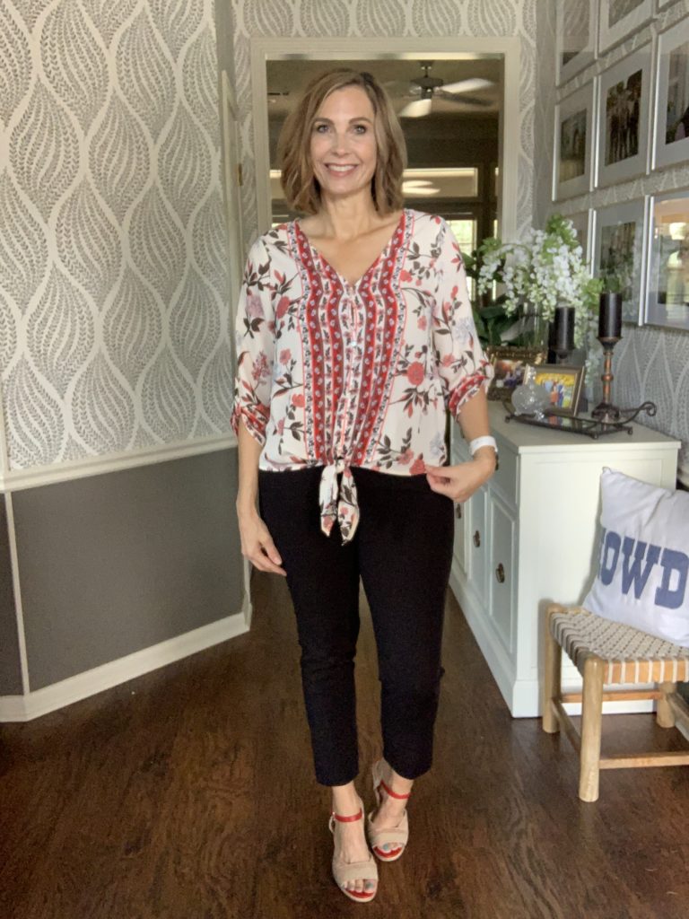 May Stitch Fix - Floral Top