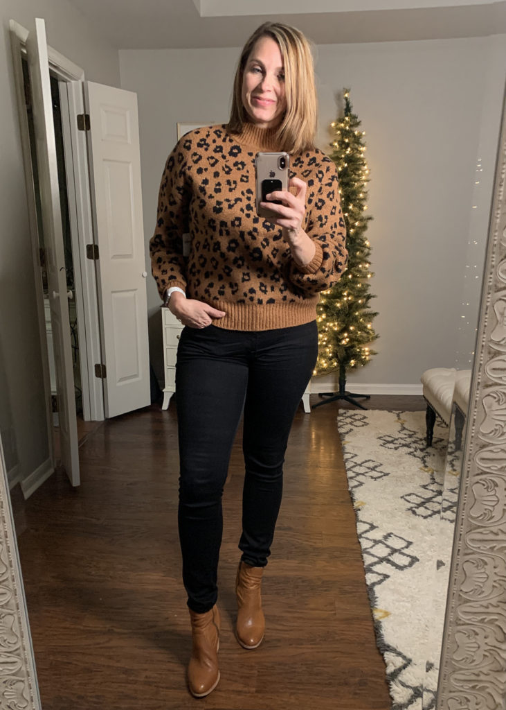 Old Navy Animal Print #oldnavy #tryon