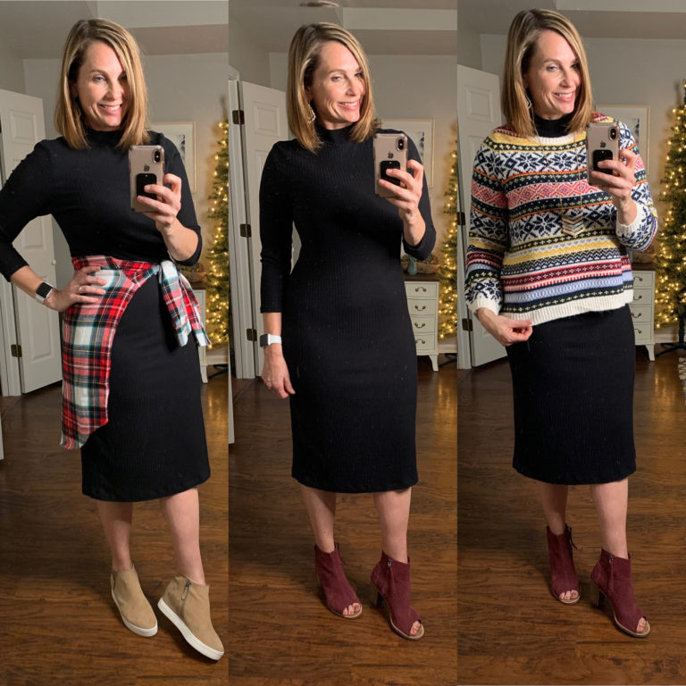 Sweater Dress Outfit Ideas