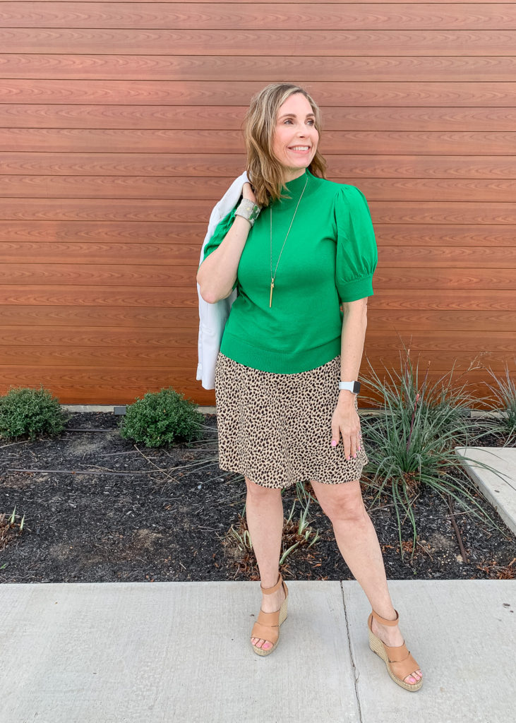 Green and Animal Print