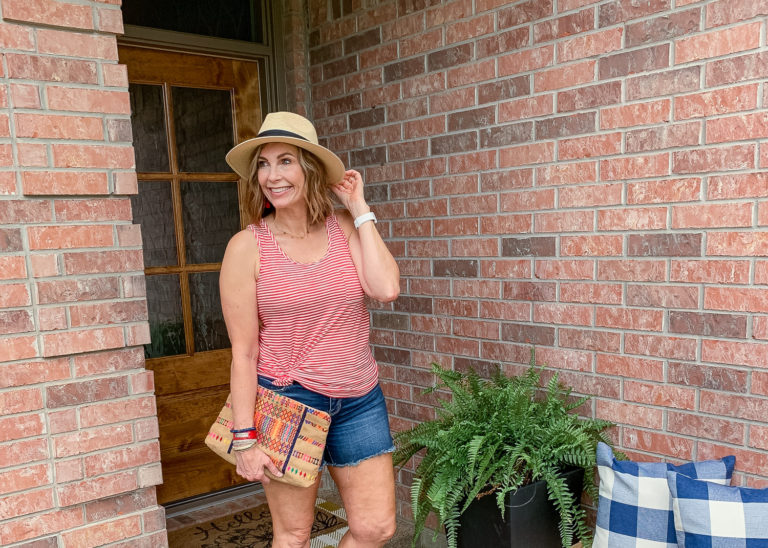 Fun Red, White & Blue Look #summerstyle