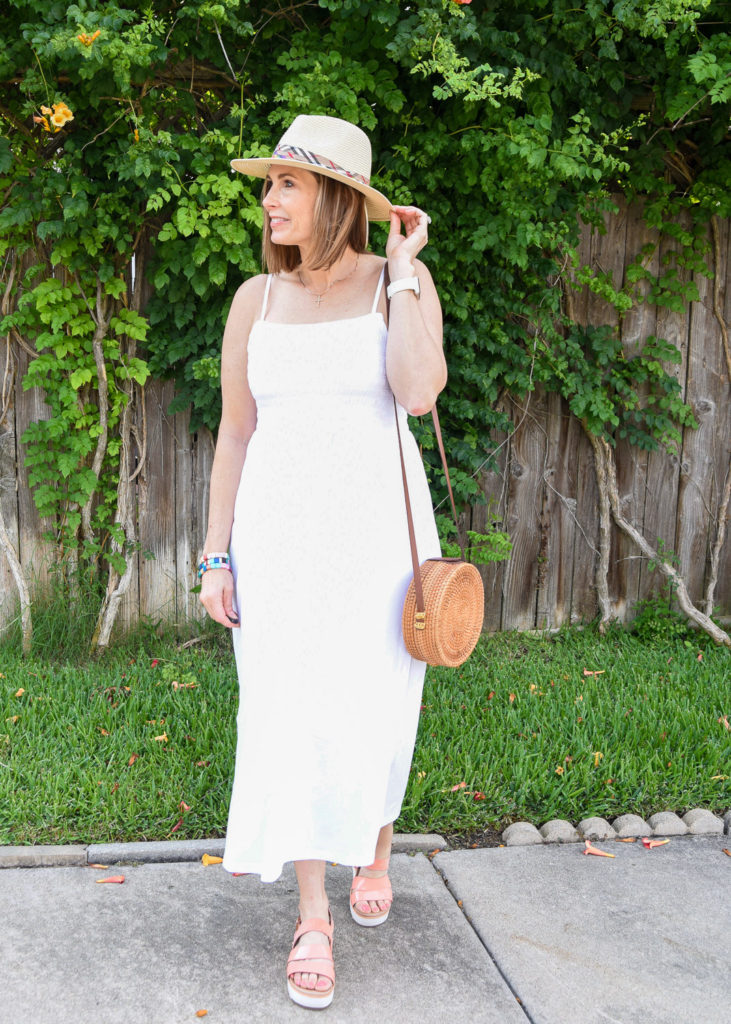 White Sundress #summerstyle #oldnavy #sayhi