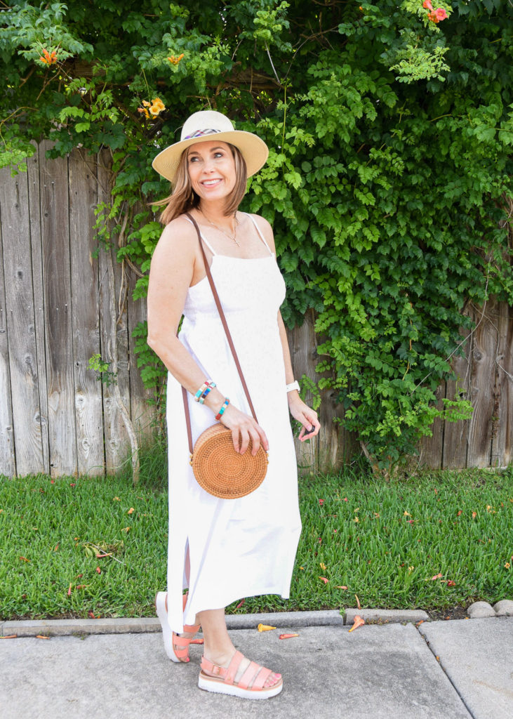 White Sundress #summerstyle #oldnavy #sayhi