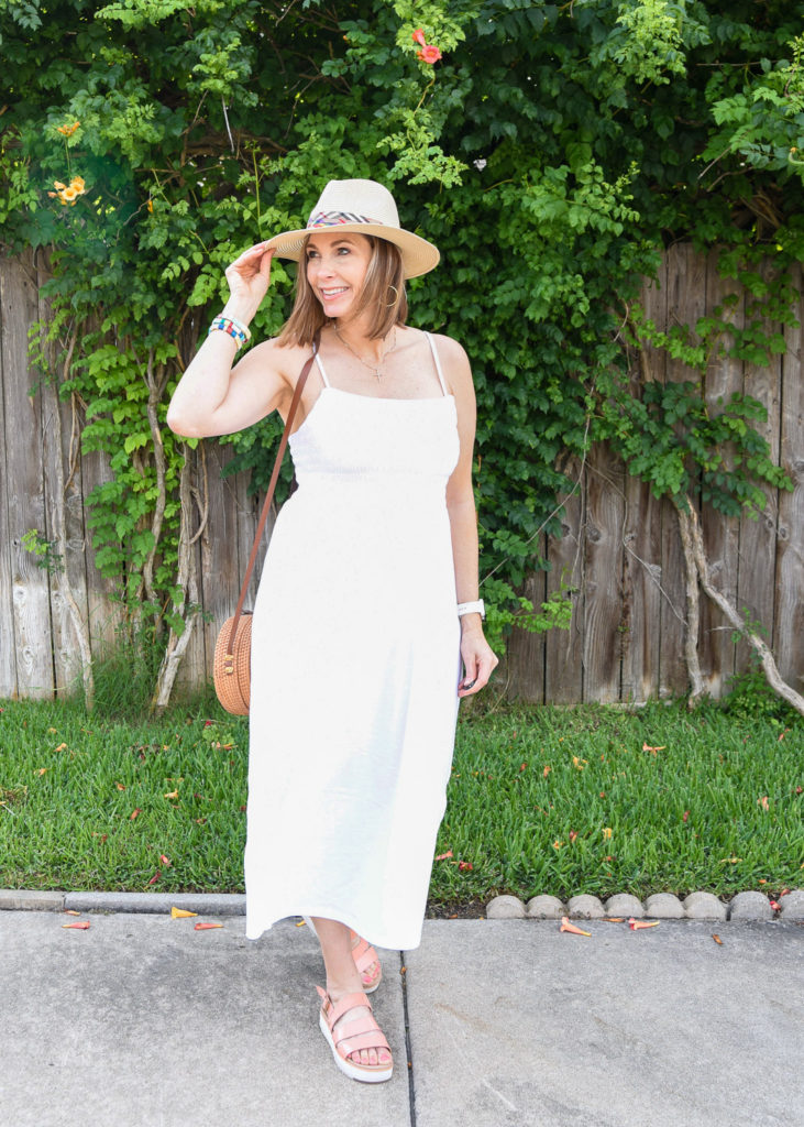 White Sundress #summerstyle #oldnavy #sayhi