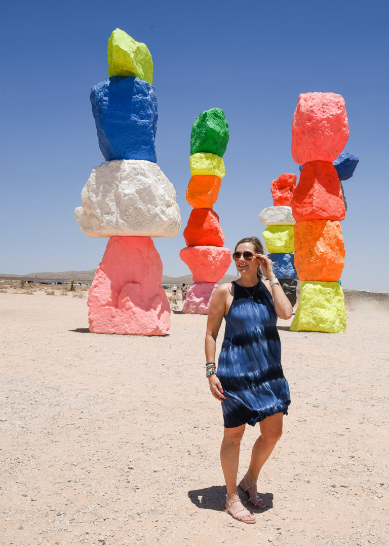 Vacation Vibes #SevenMagicMountains #LasVegas