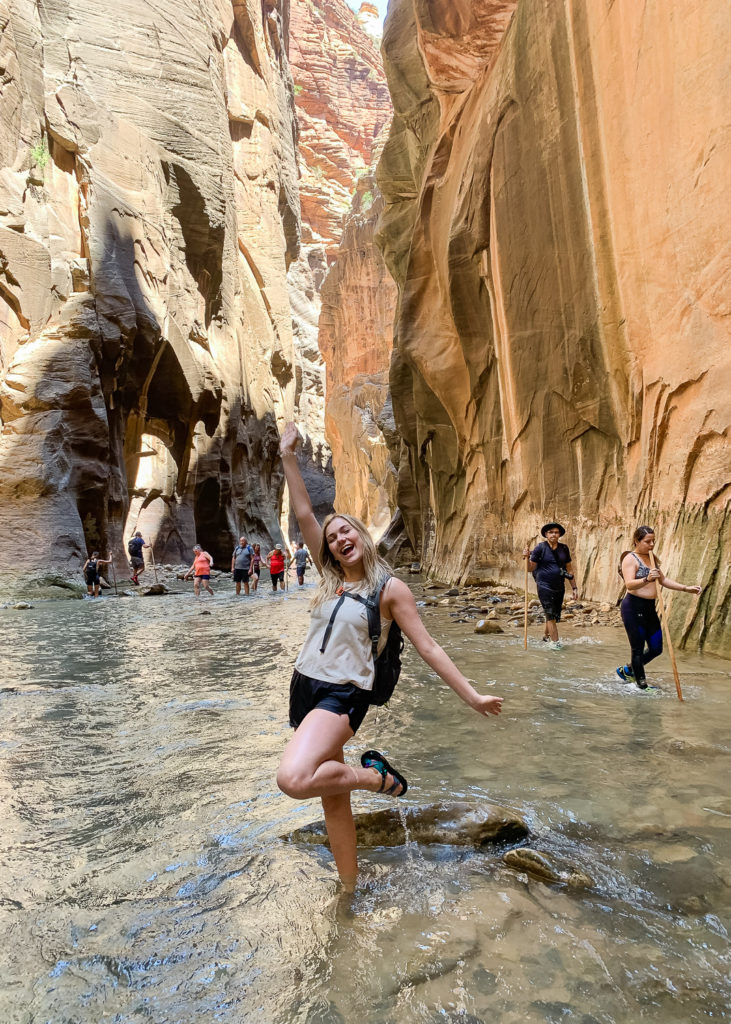 The Narrows at Zion National Park #utah