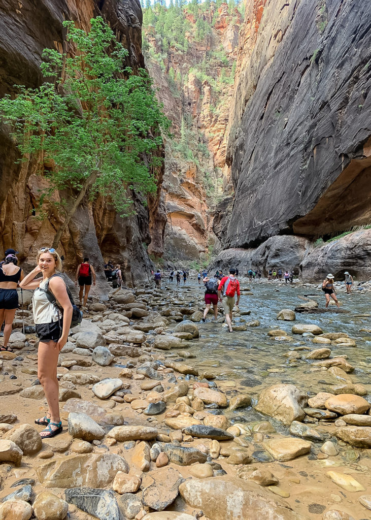 The Narrows at Zion National Park #utah