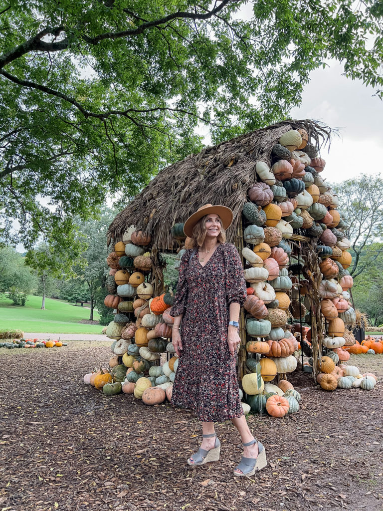 Floral Dress #fallfashion #oldnavystyle #cheekwoodbontanical #nashville