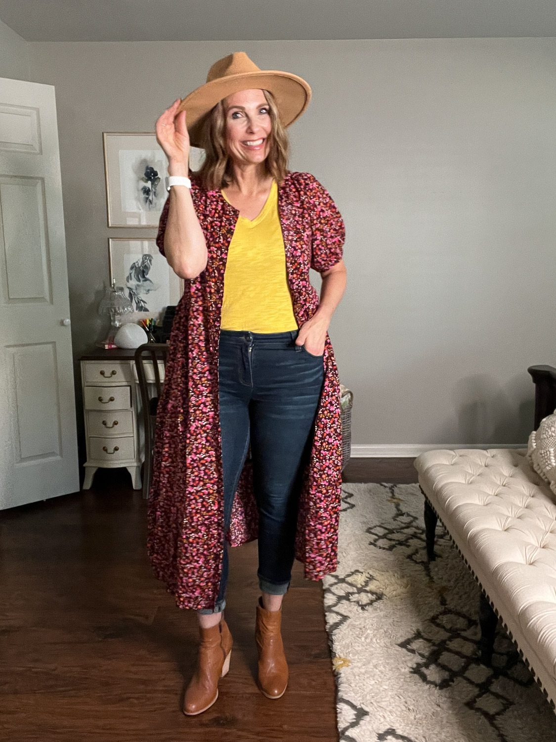 Fall Floral Dress 5 Ways - The Queen In Between