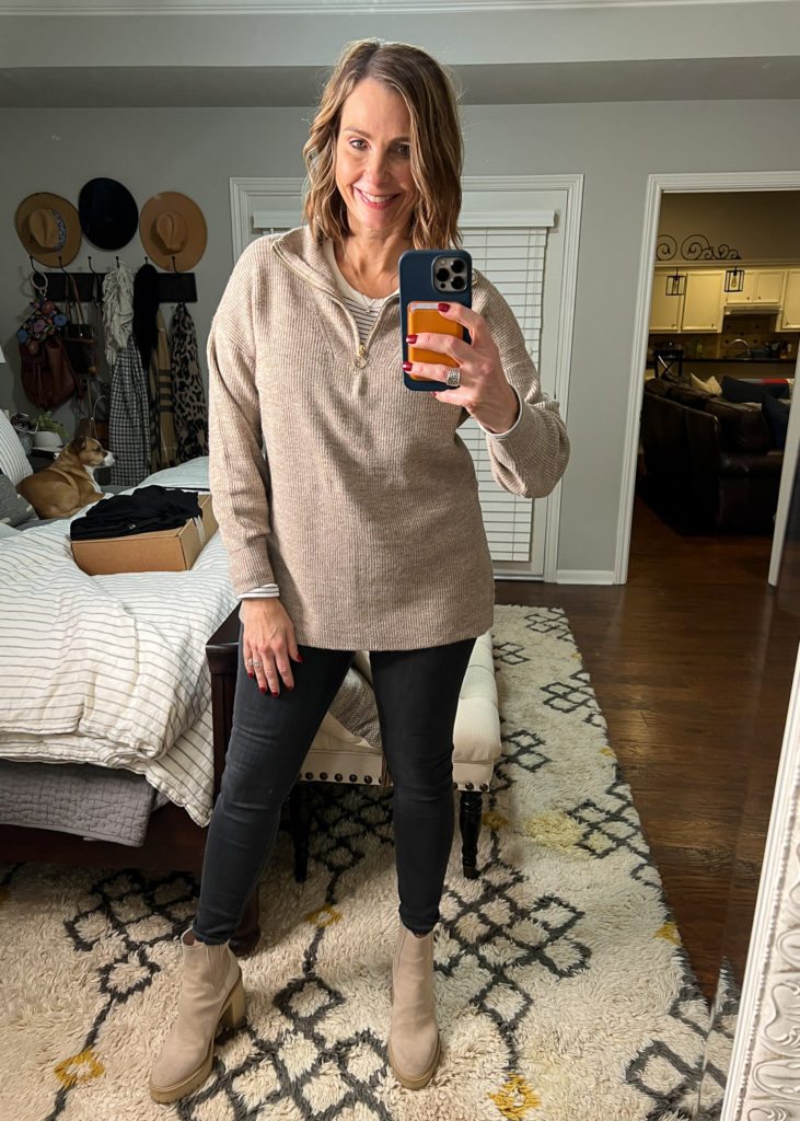 Cozy Sweater #loveloft #winterstyle