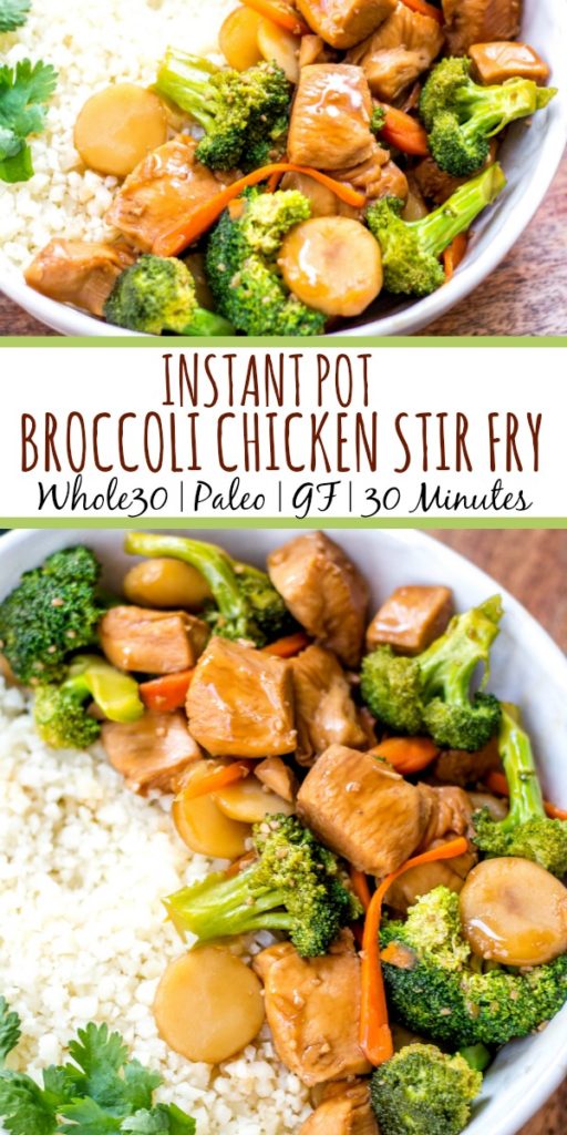 Instant Pot Chicken & Broccoli Stir fry