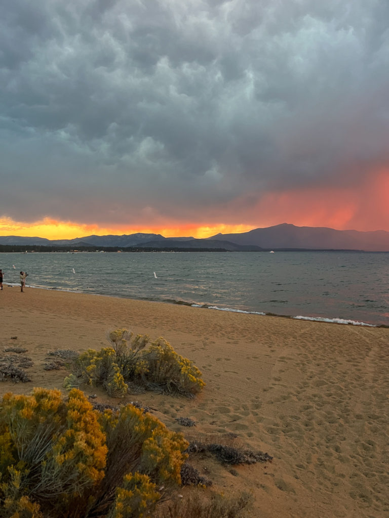 Sunset in Edgewood #laketahoe