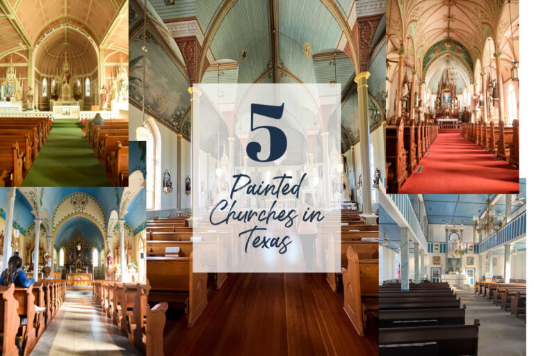 5 Painted Churches in Texas Tour #traveltexas #daytrip